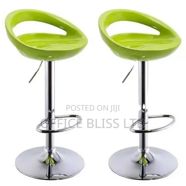 Modern Swivel Adjustable Bar Stools -Green