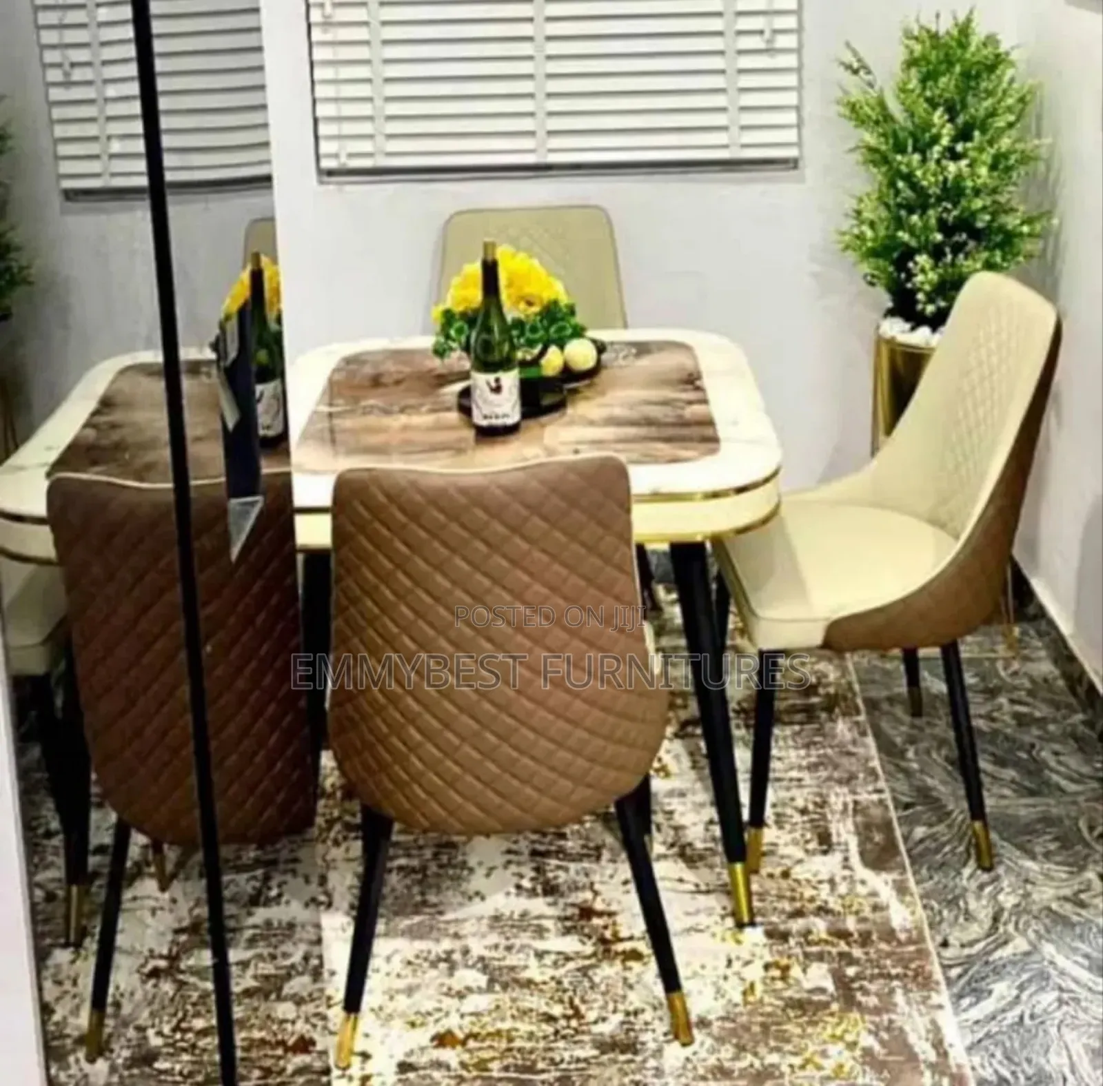 Classic Mini Marble Dinning Set.