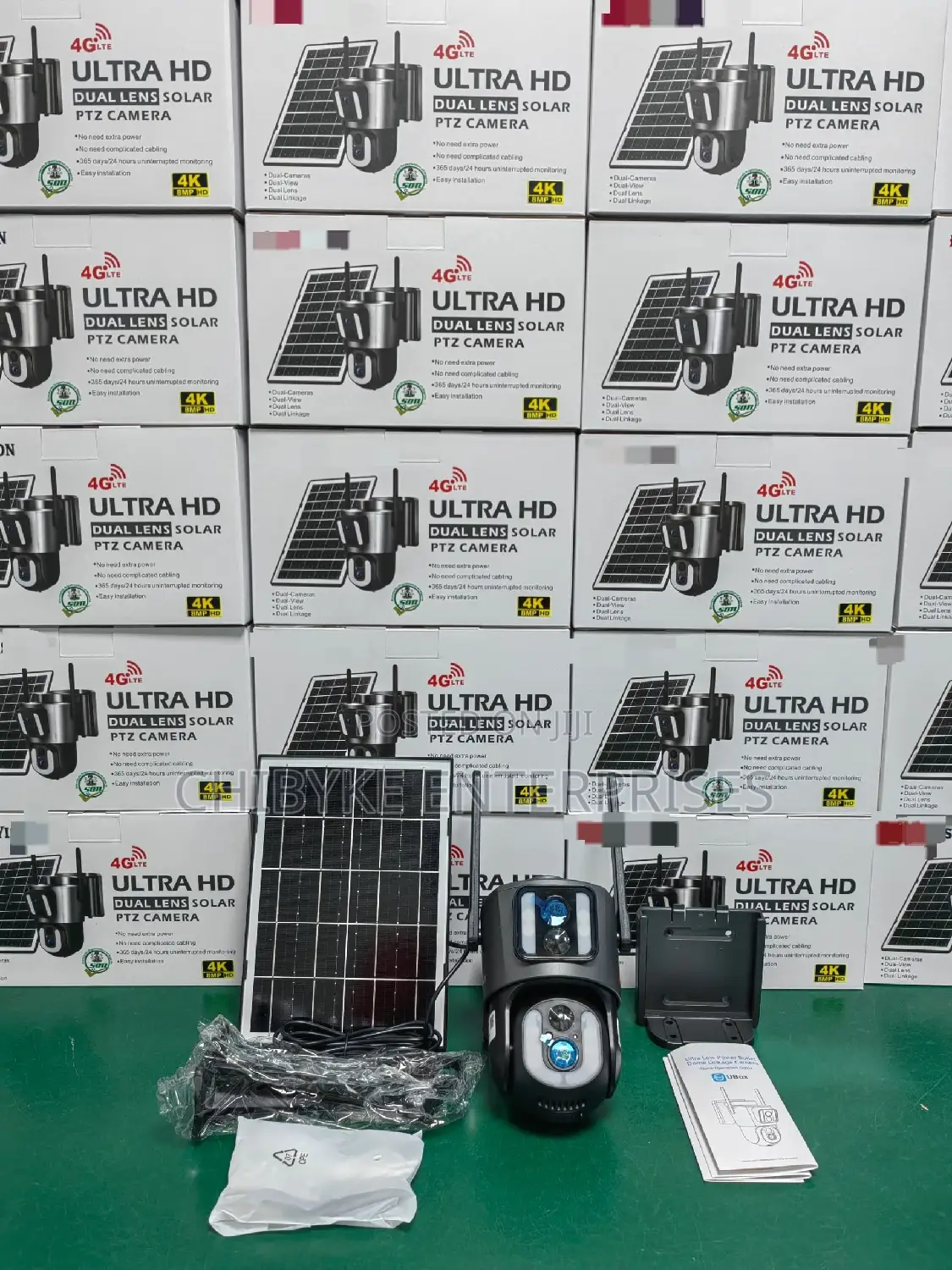Full-Color Vu ,Ultra Hd Dual Lens Solar PTZ Camera