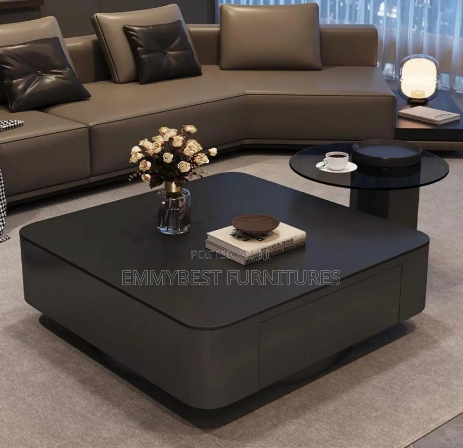 Luxurious Center Table and Stool.