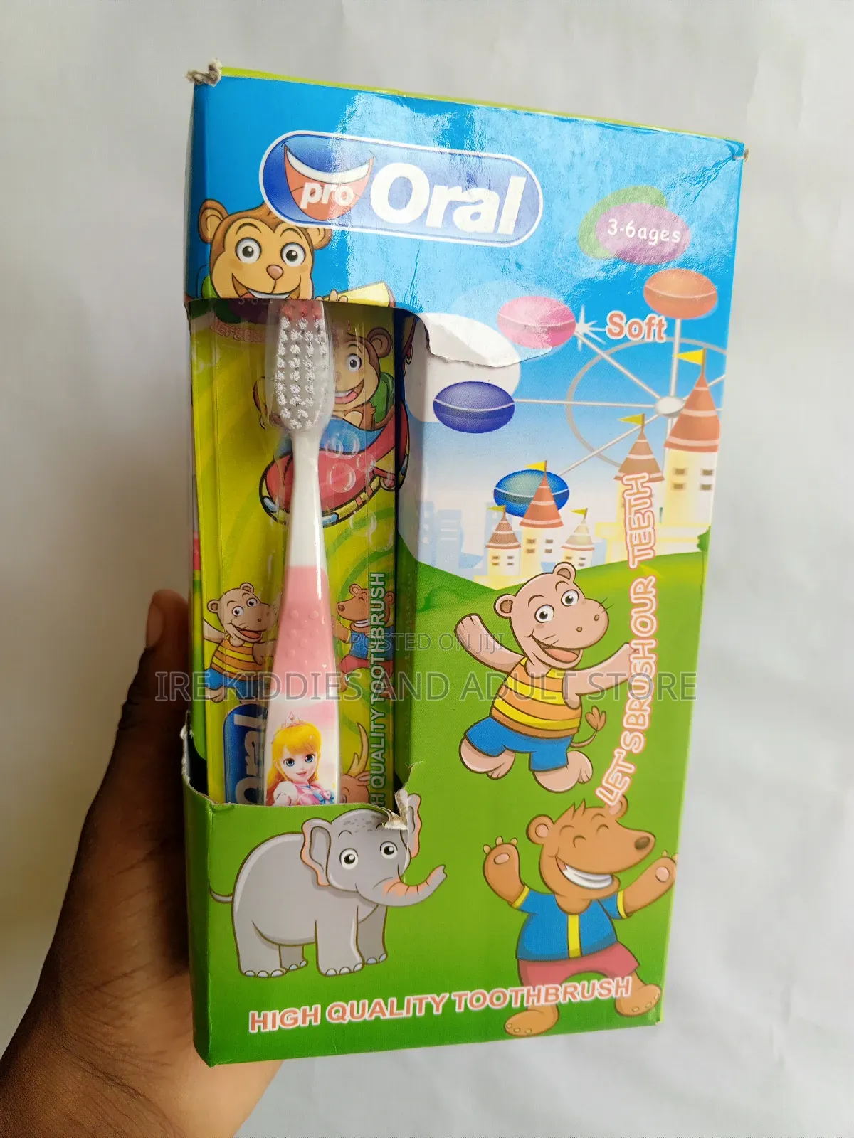12pcs Pro Oral Kiddies Toothbrush