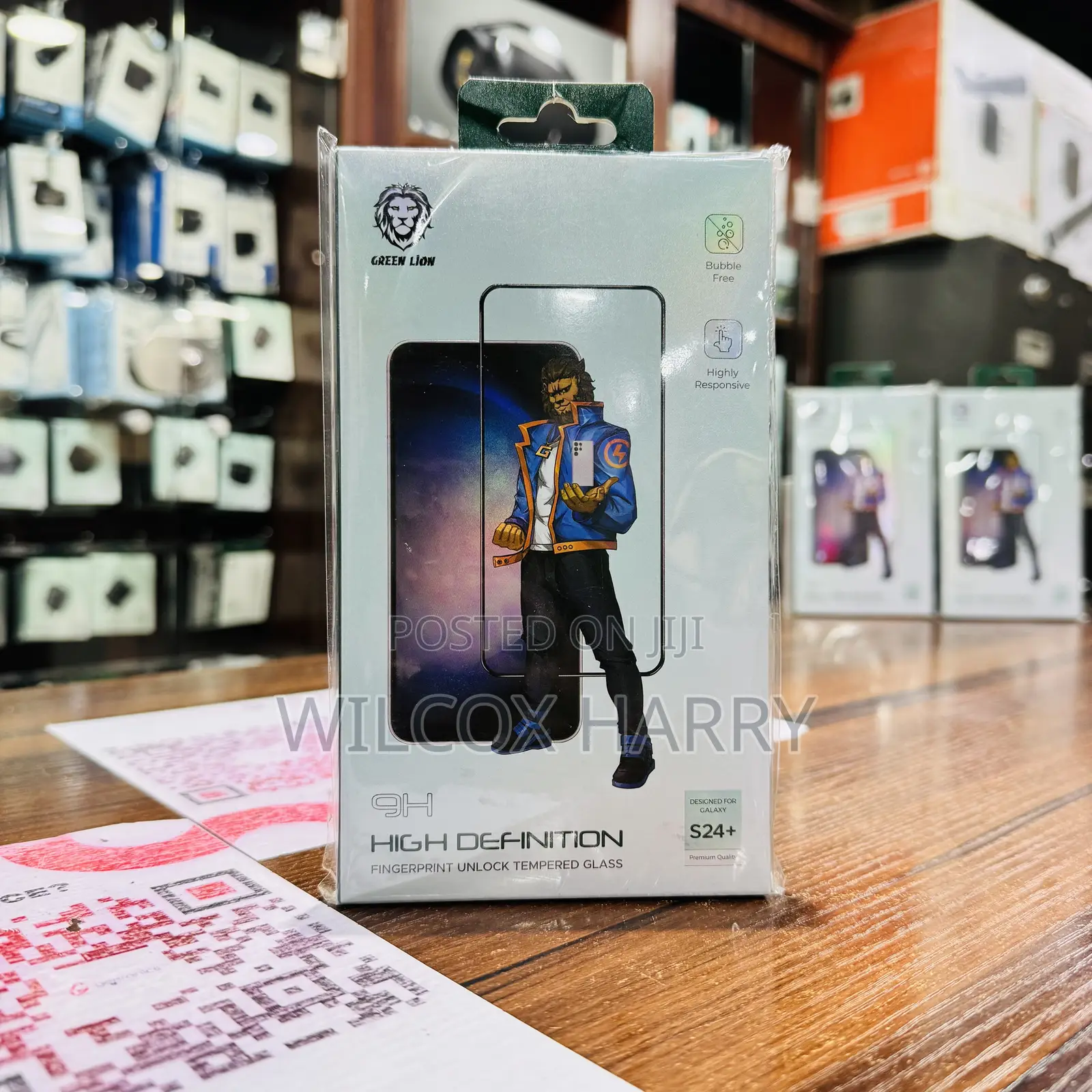 Samsung S24+ Green Lion Original Screen Guard