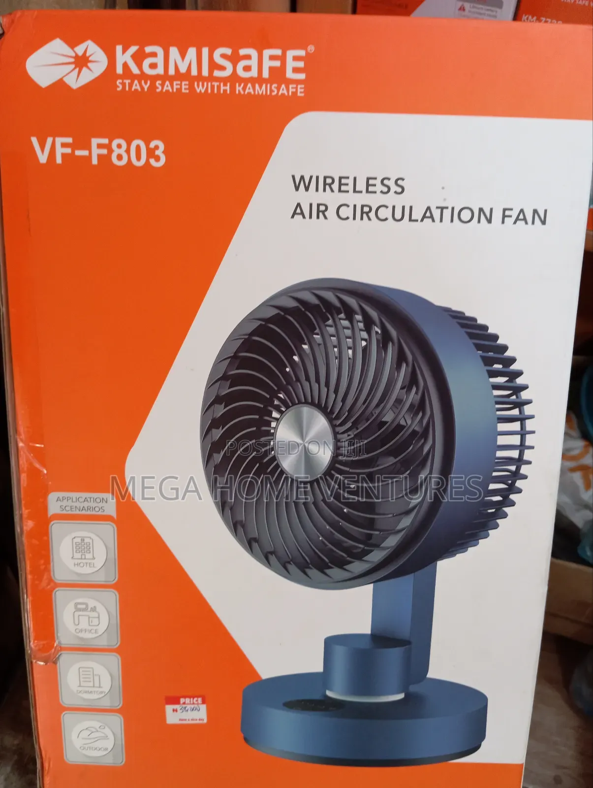 Kamisafe Wireless Air Circulation Fan
