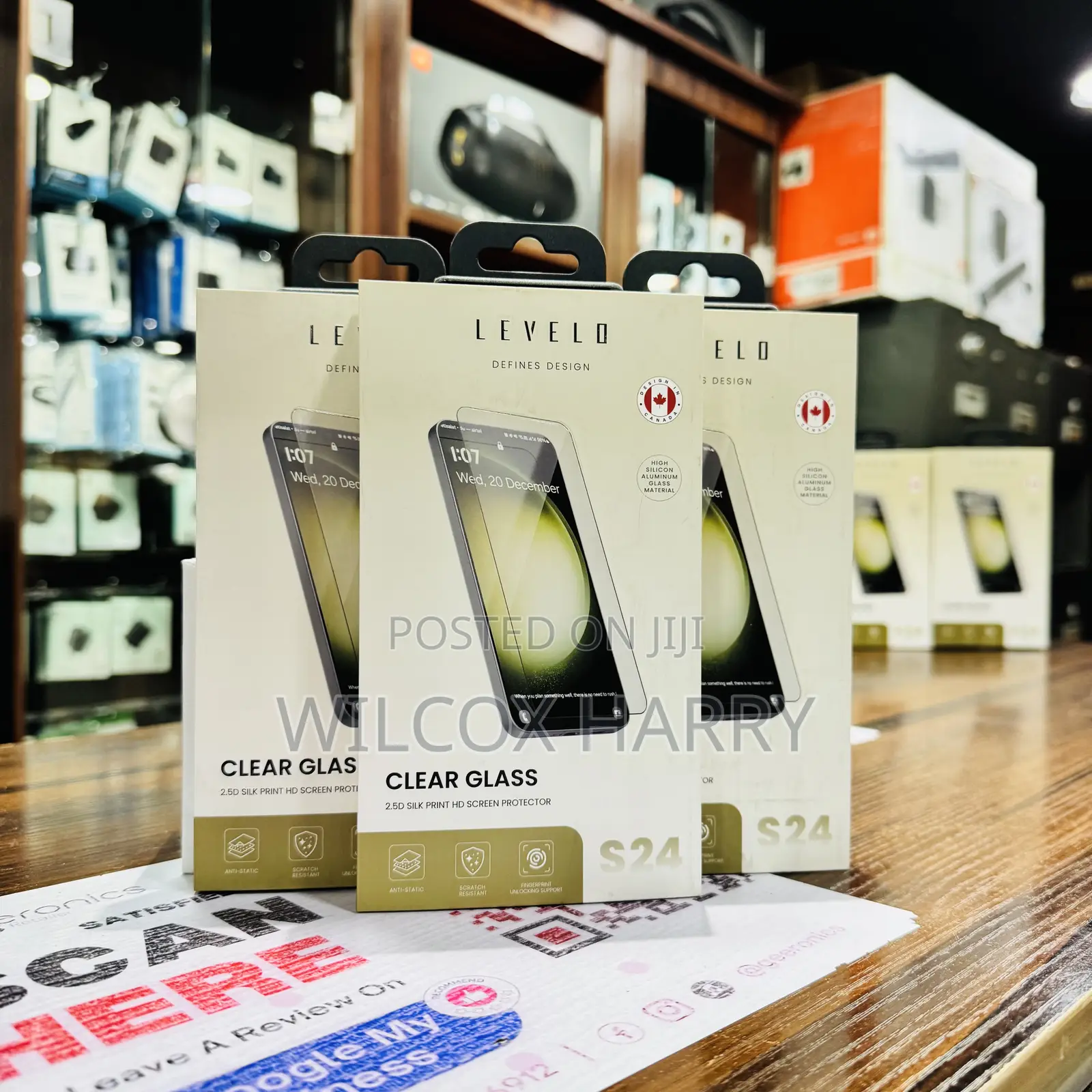 Samsung S24 Original Levelo Screen Guard