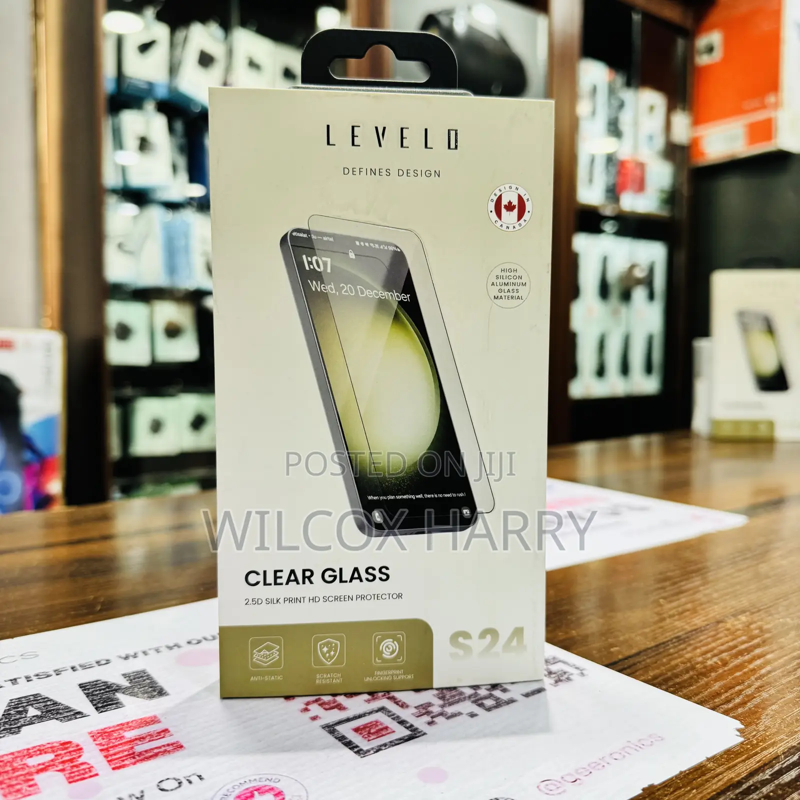 Samsung S24 Original Levelo Screen Guard