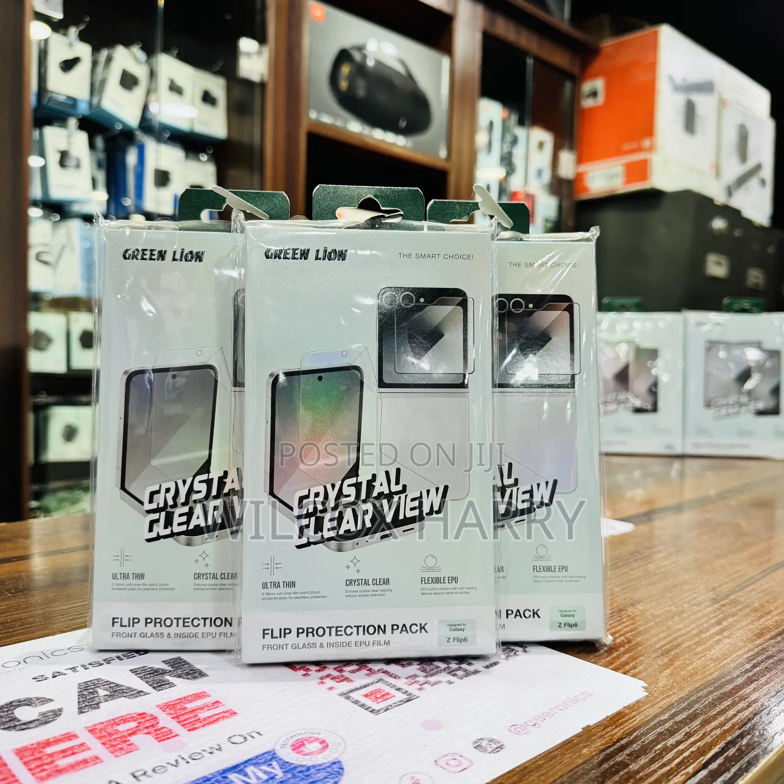Samsung Flip 6 Original Green Lion Screen Guard