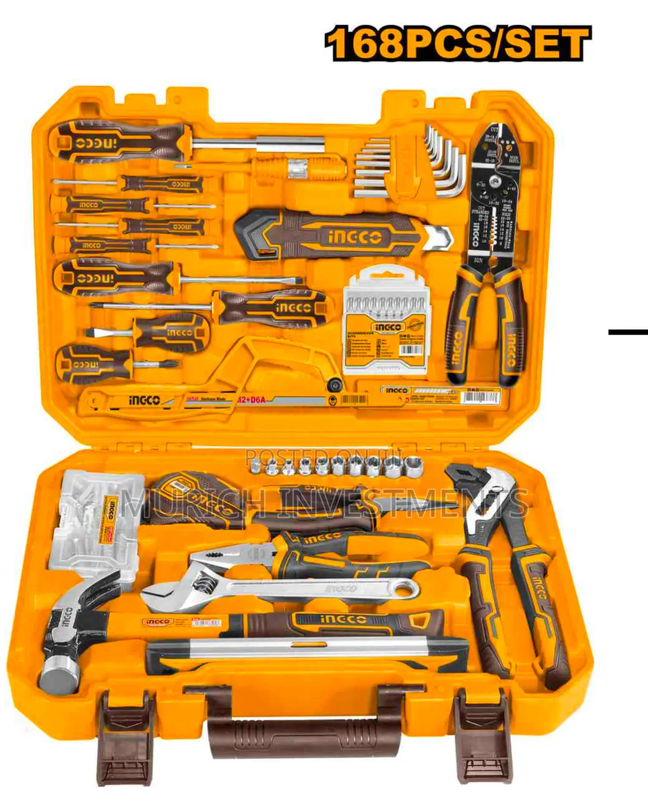 Ingco 168 PCS Handtools Set