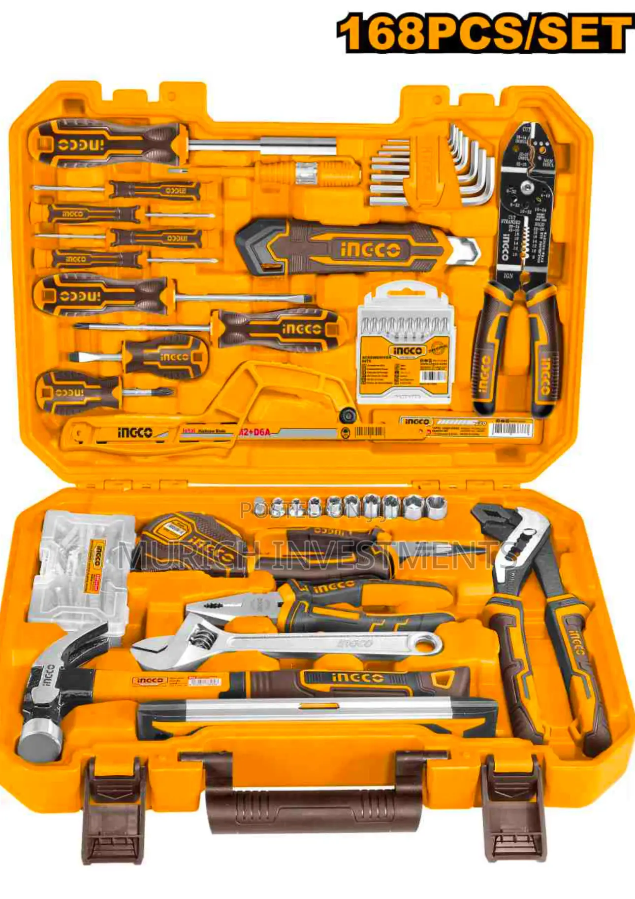 Ingco 168 PCS Handtools Set