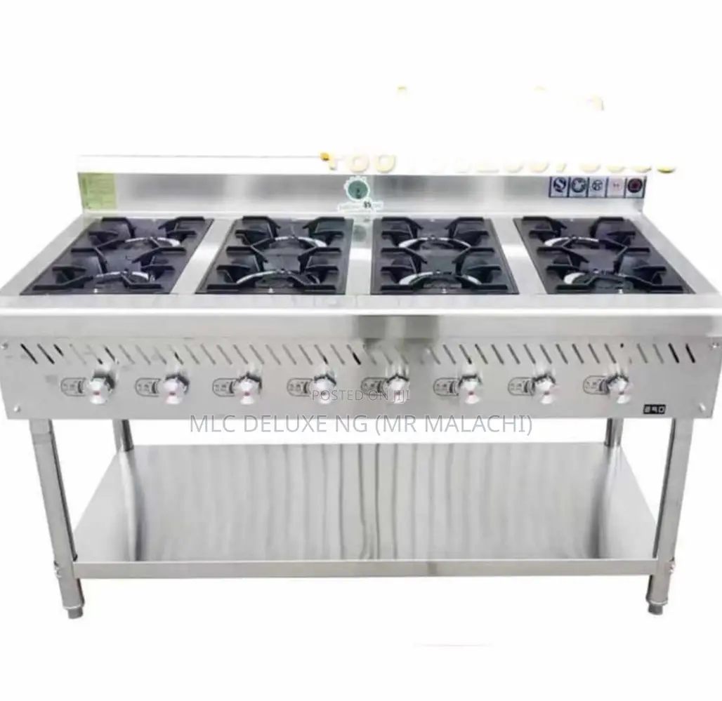 6 Burners Blue Flame Gas Cooker Without Oven (4,6,8b Avble)