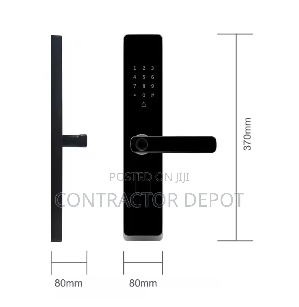 5 in 1 Smart Lock Tuya Wifi TT Lock With Bluetooth