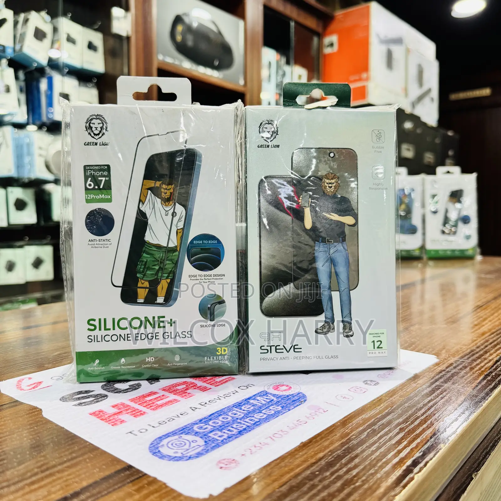 iPhone 12 Pro Max Screen Guard Original Green Lion