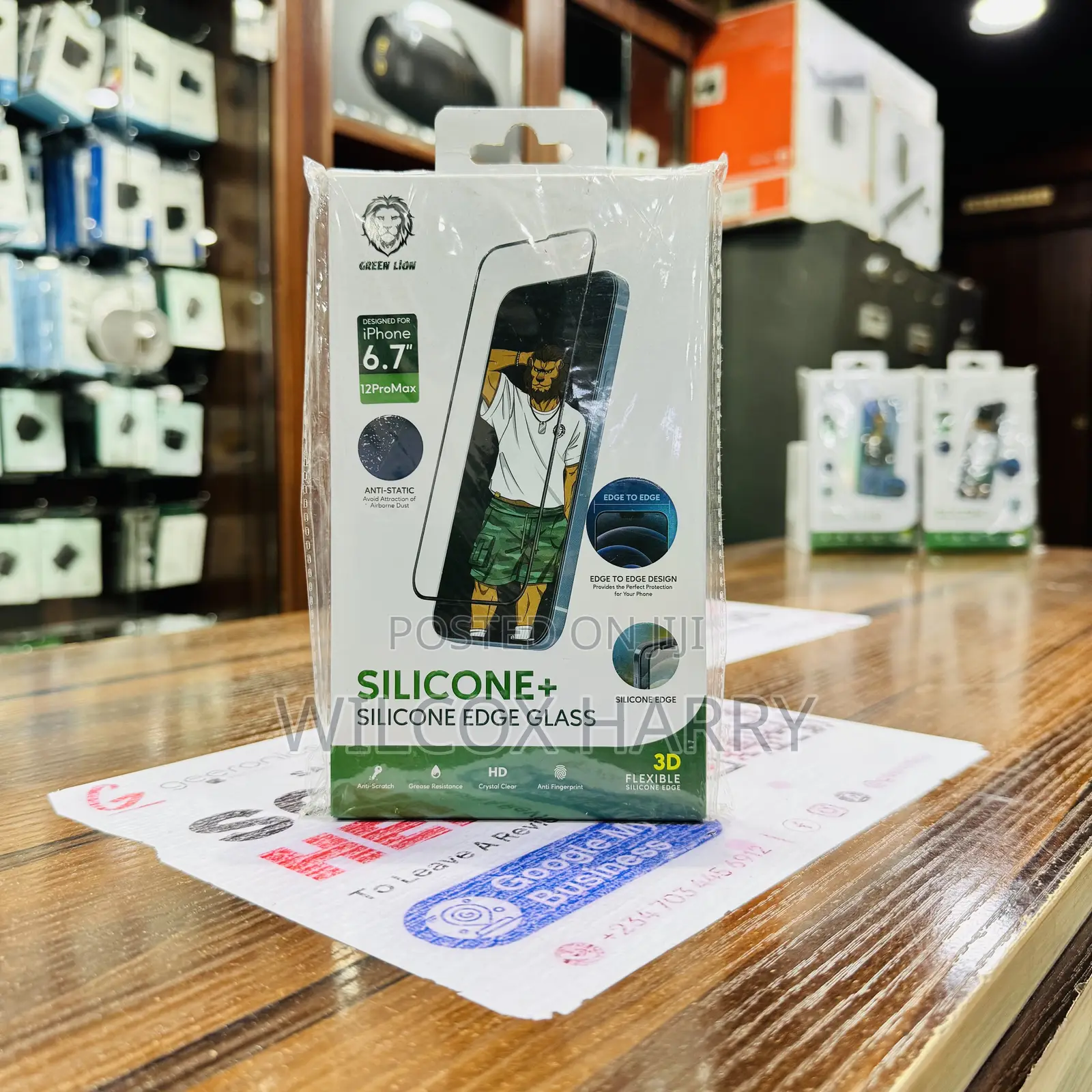 iPhone 12 Pro Max Screen Guard Original Green Lion