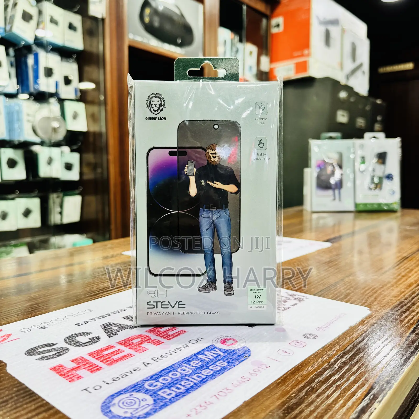 iPhone Xs Max 11 Pro Max Screen Guard Original Green Lion