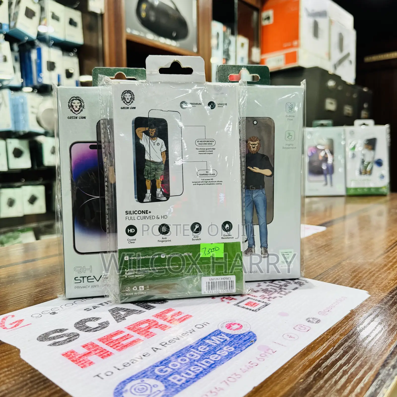 iPhone Xs Max 11 Pro Max Screen Guard Original Green Lion