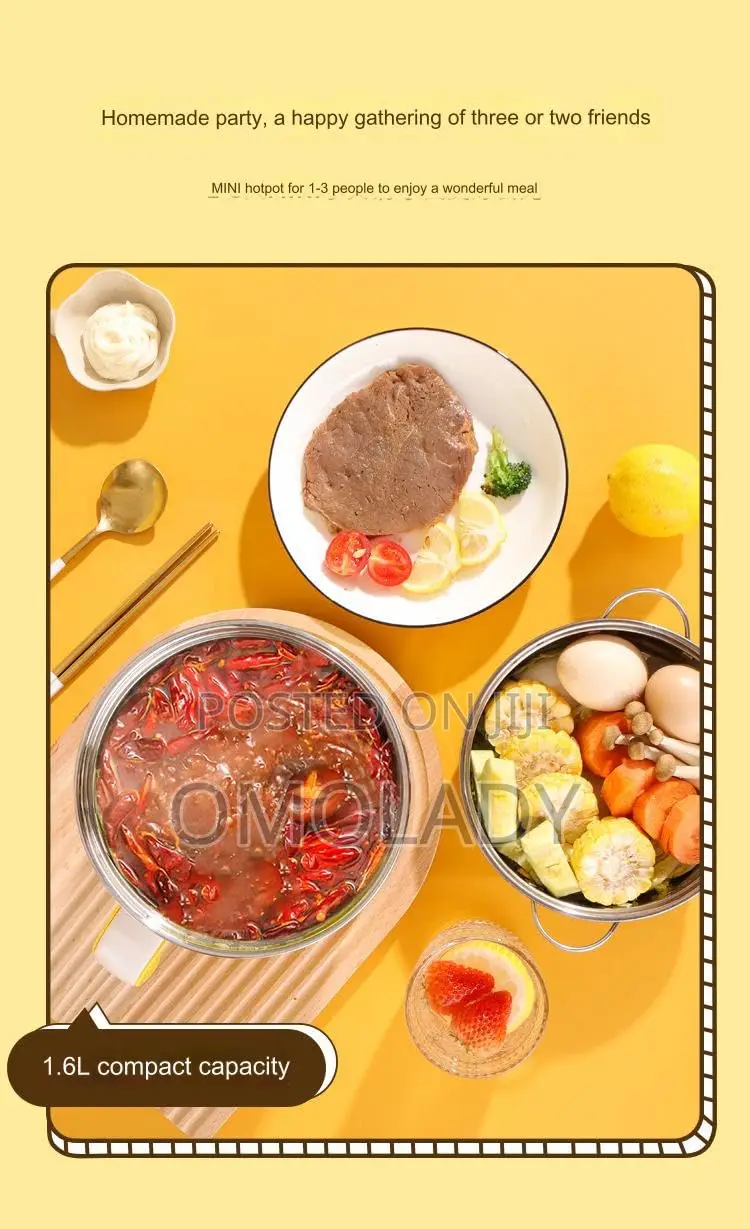 Electric Multifunction Cooking Pot 1.5 Litre