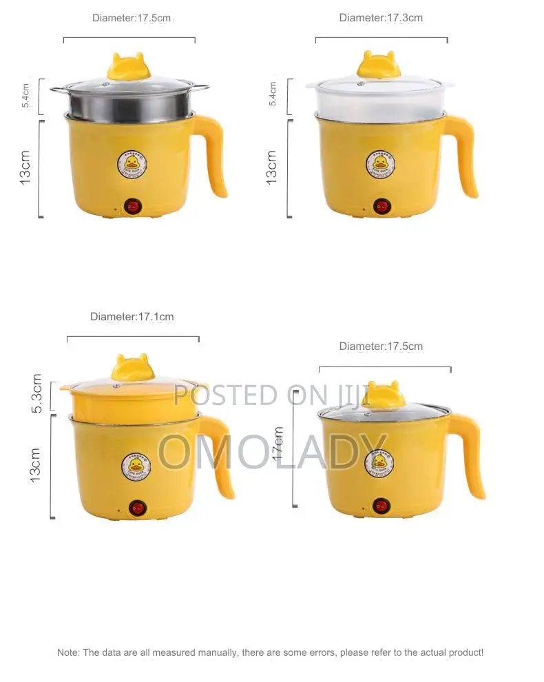 Electric Multifunction Cooking Pot 1.5 Litre