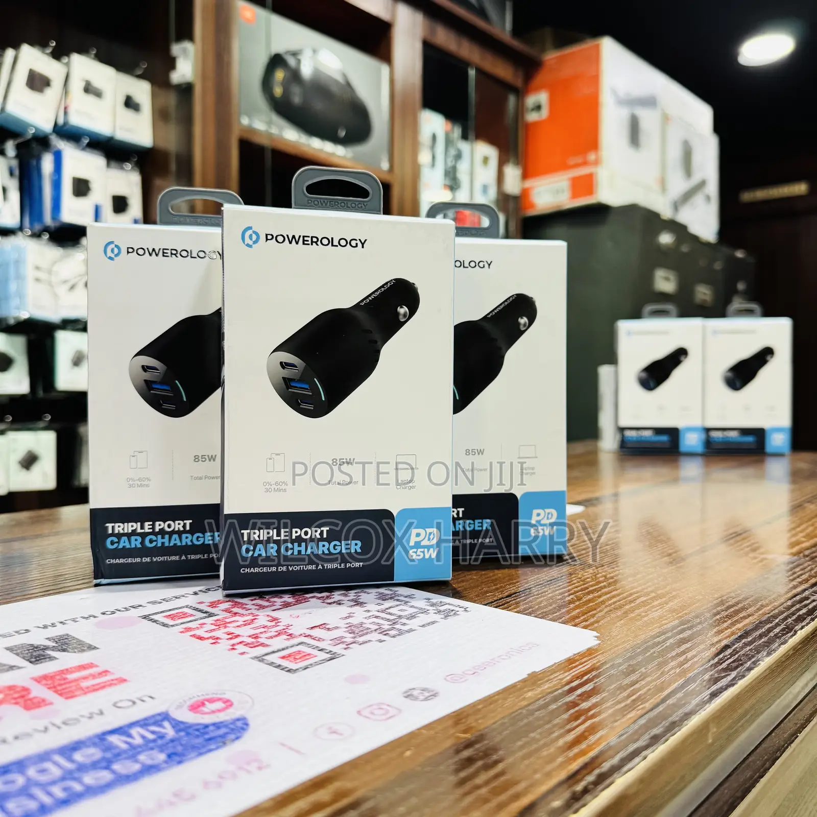 Triple 3 Port Car Charger Powerology