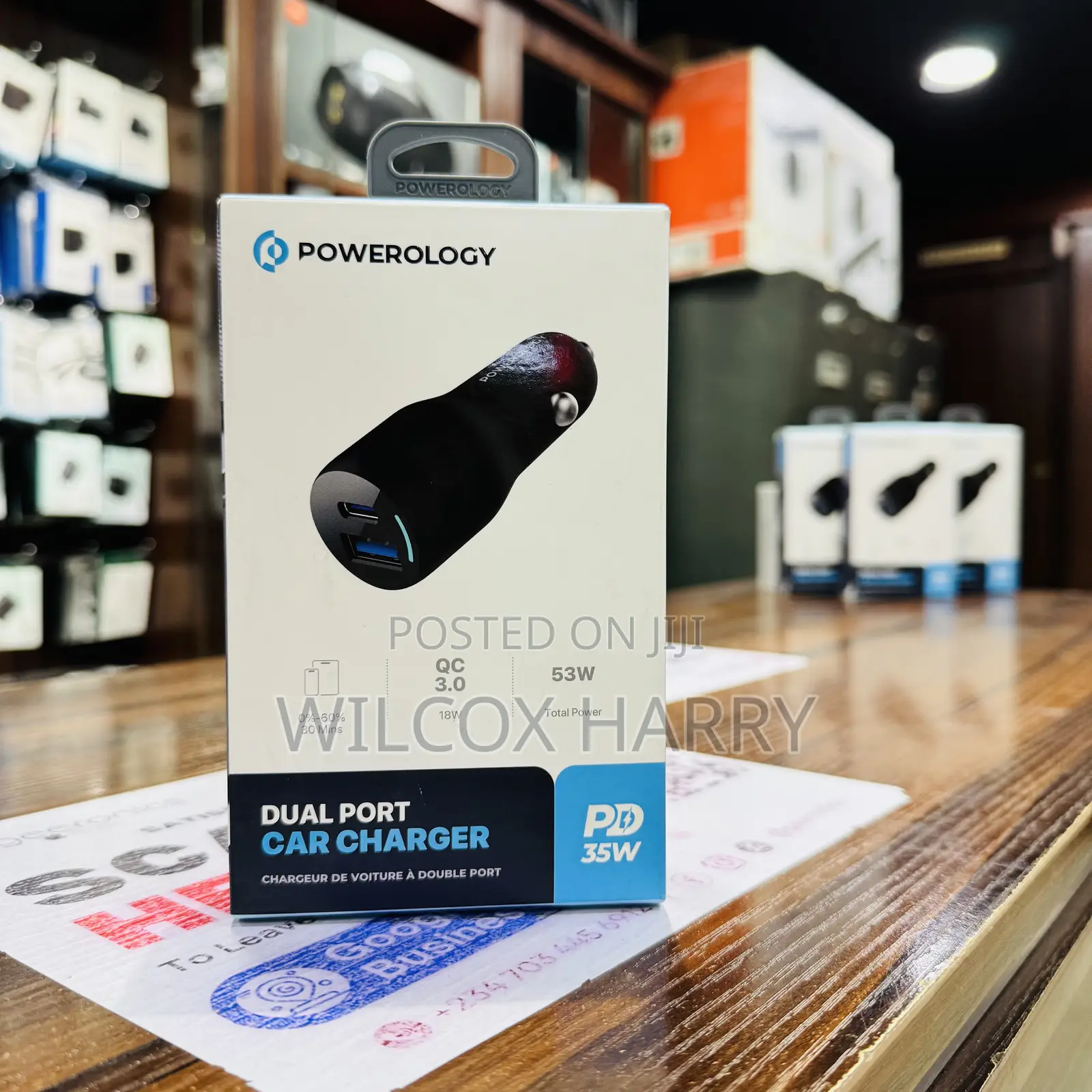 Dual 2 Port Car Charger Powerology