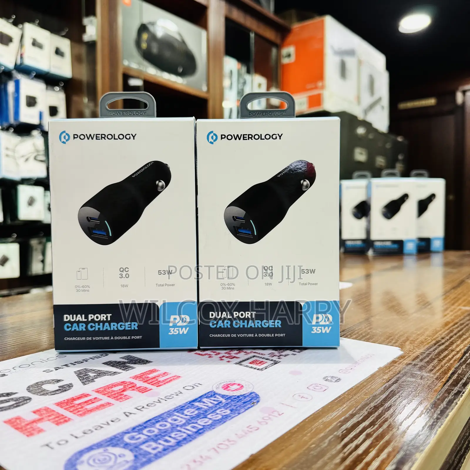 Dual 2 Port Car Charger Powerology