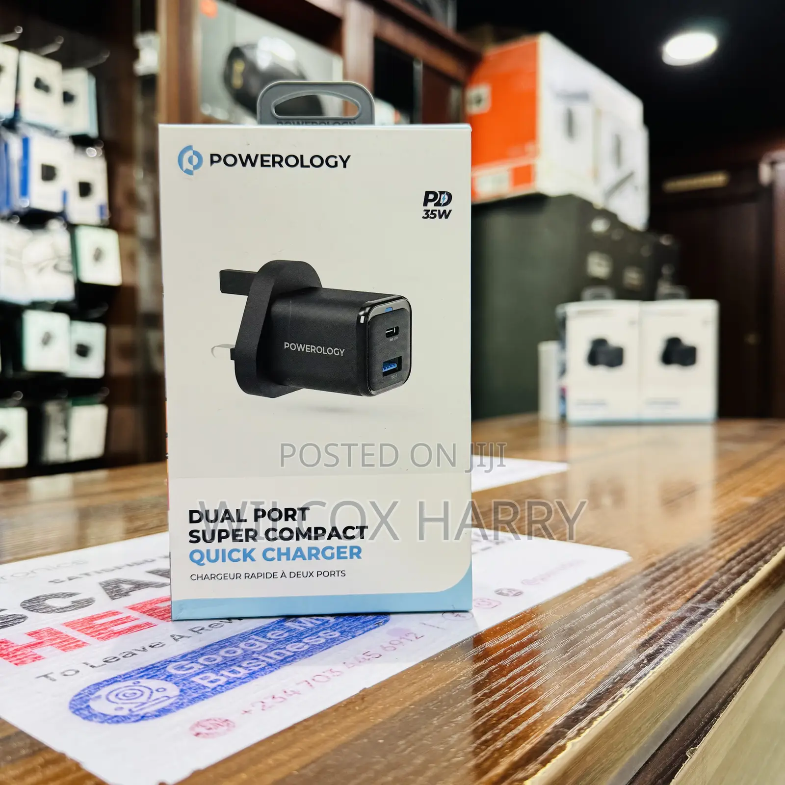 DUAL 2 PORT CHARGER Powerology iPhone iPad Android
