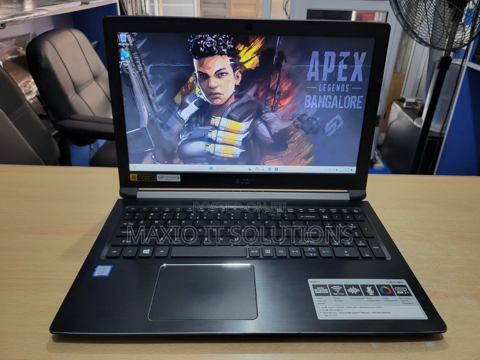 Laptop Acer Aspire A515-52 12GB Intel Core I5 HDD 1T
