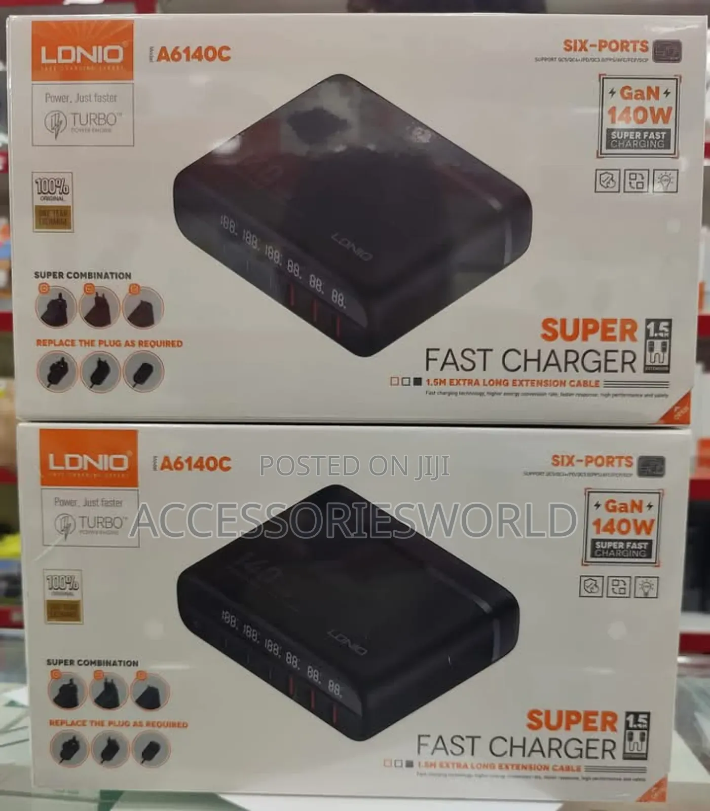 LDNIO 140W Gan Super Fast Desktop Charger