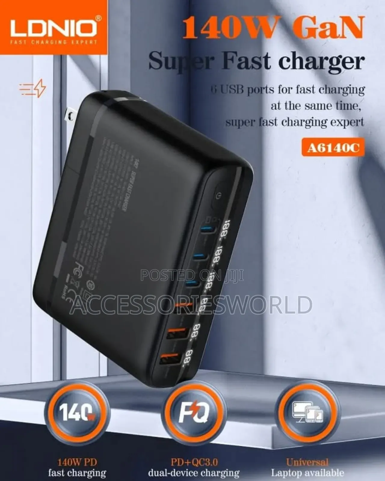 LDNIO 140W Gan Super Fast Desktop Charger