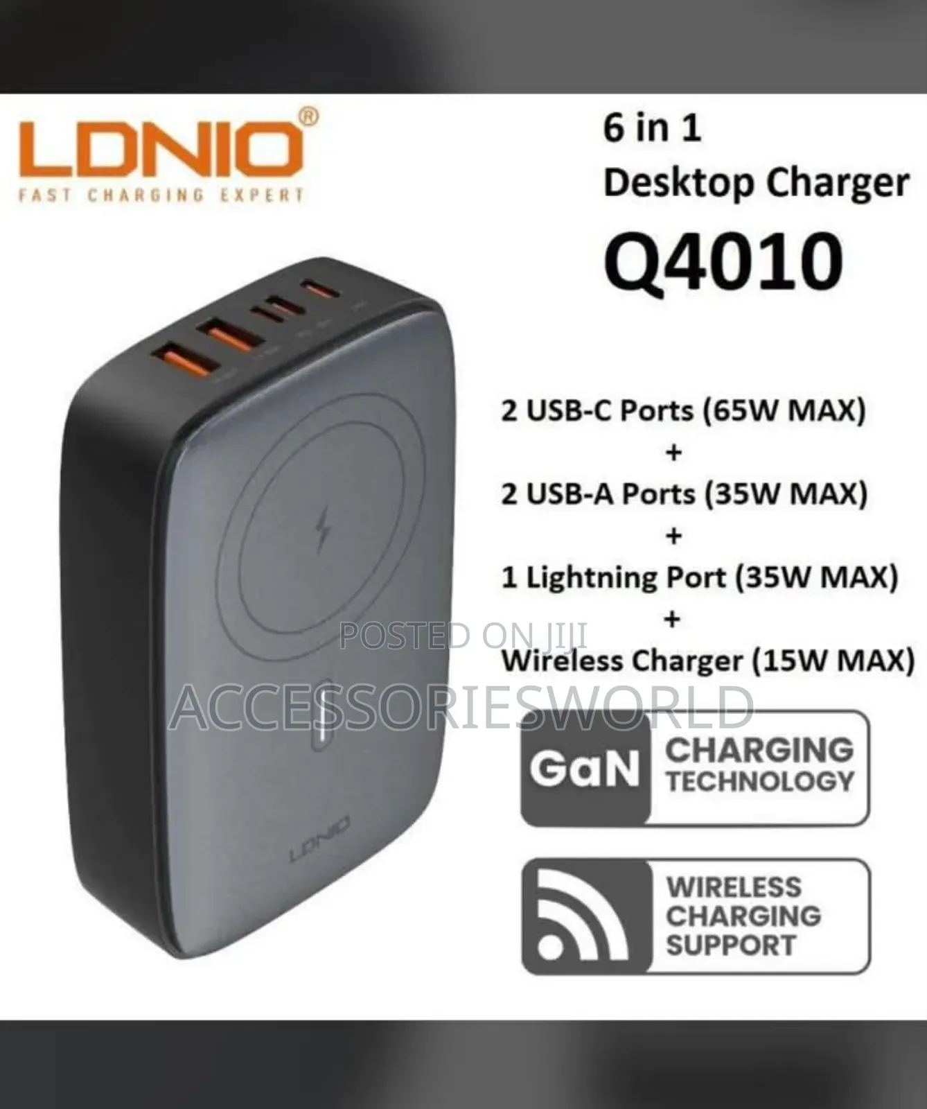 Ldnio Q4010 6-in-1 140w Desktop Charger