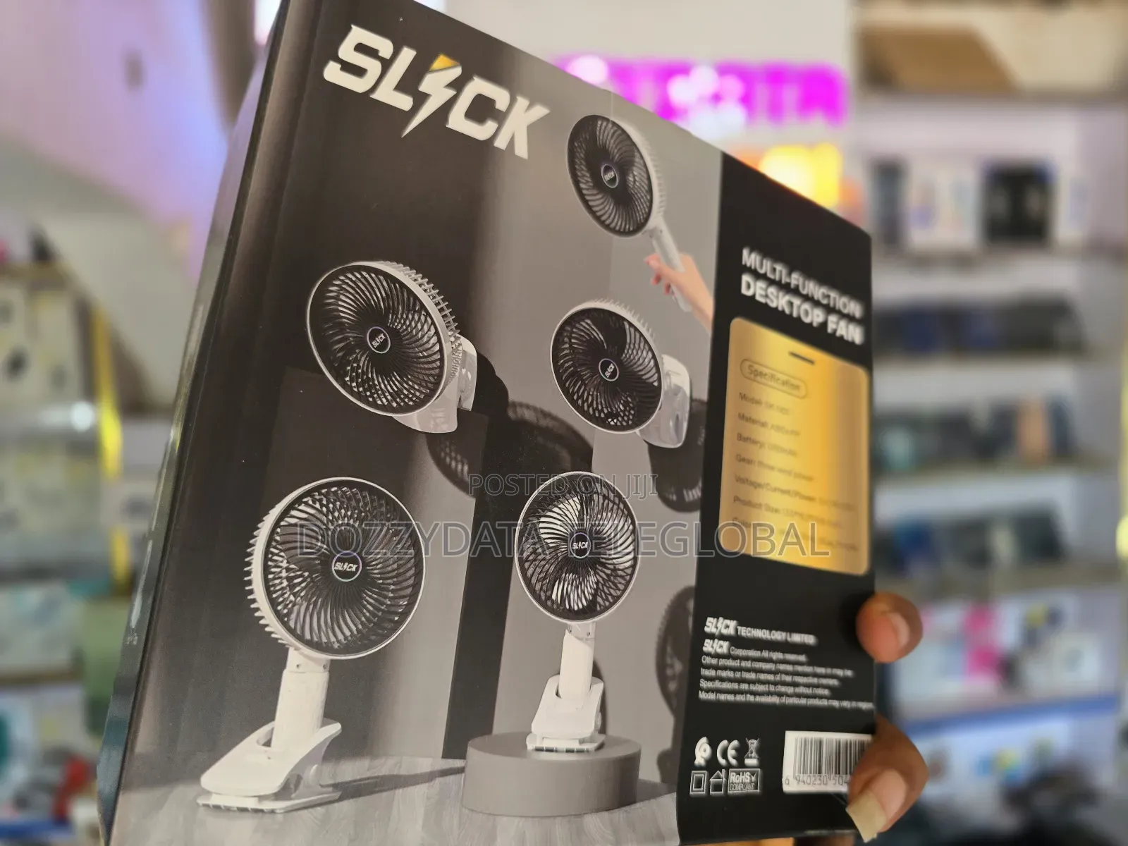 Slick 4 in 1 MULTI-FUNCTION DESKTOP FAN