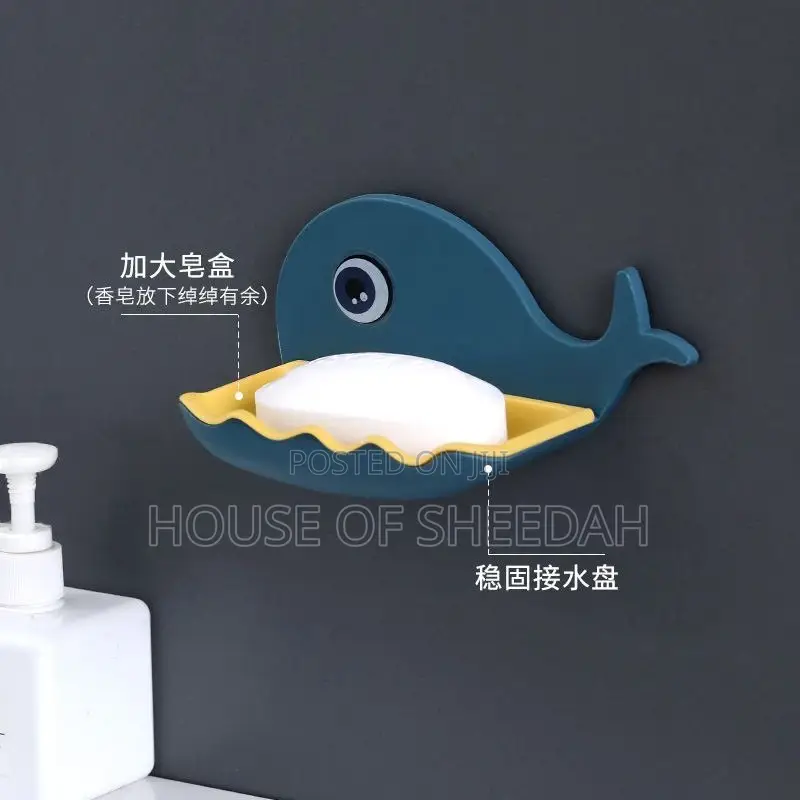 Fish Shaped Soap Holder - 4 Pieces