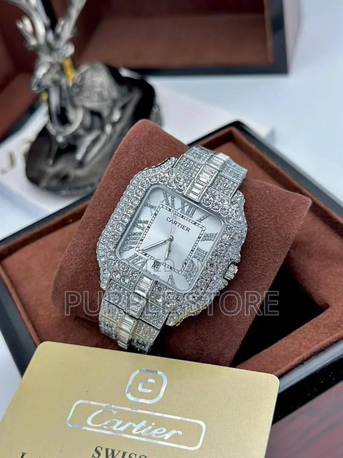 Cartier Full◆Stone◆Unisex◆Quality◆Watch