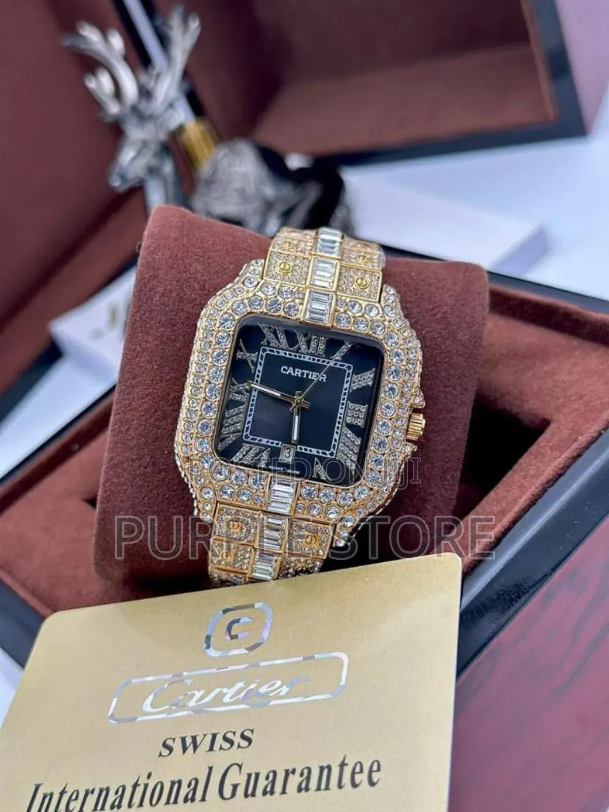 Cartier Full◆Stone◆Unisex◆Quality◆Watch