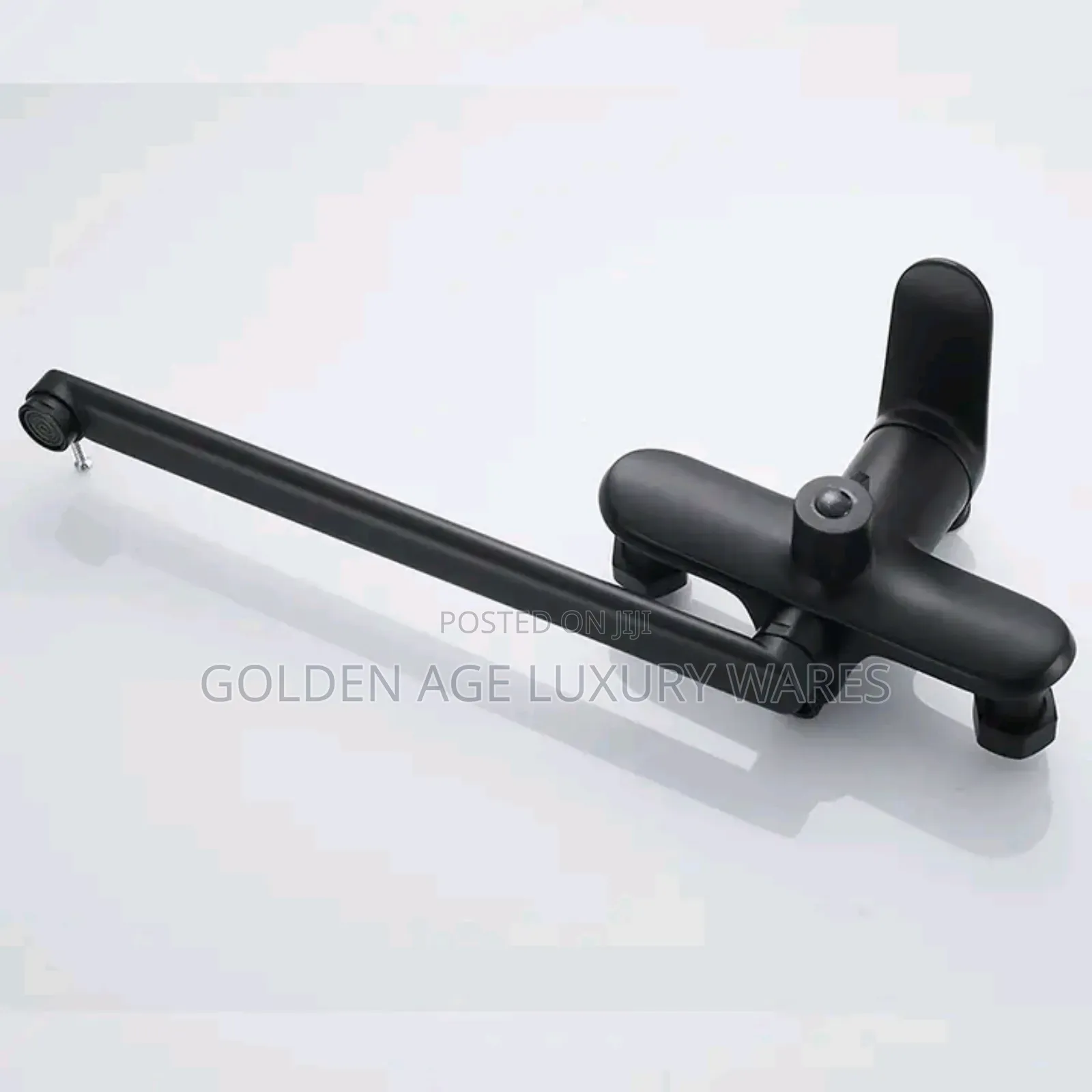 Black Wall Mounted Bathtub Mixer