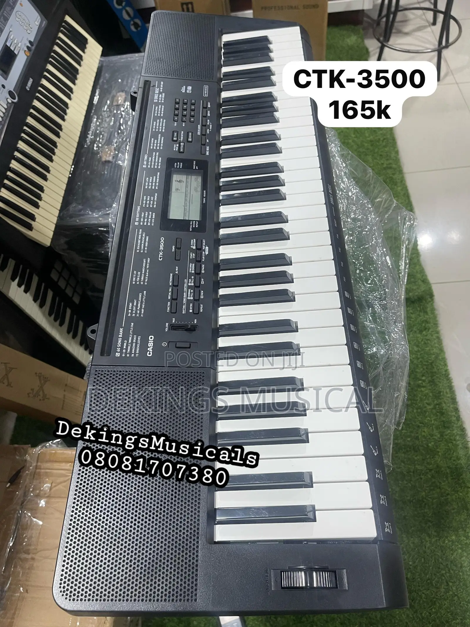 Uk Used Casio CTK 3500 61 Keys Portable Keyboard Piano