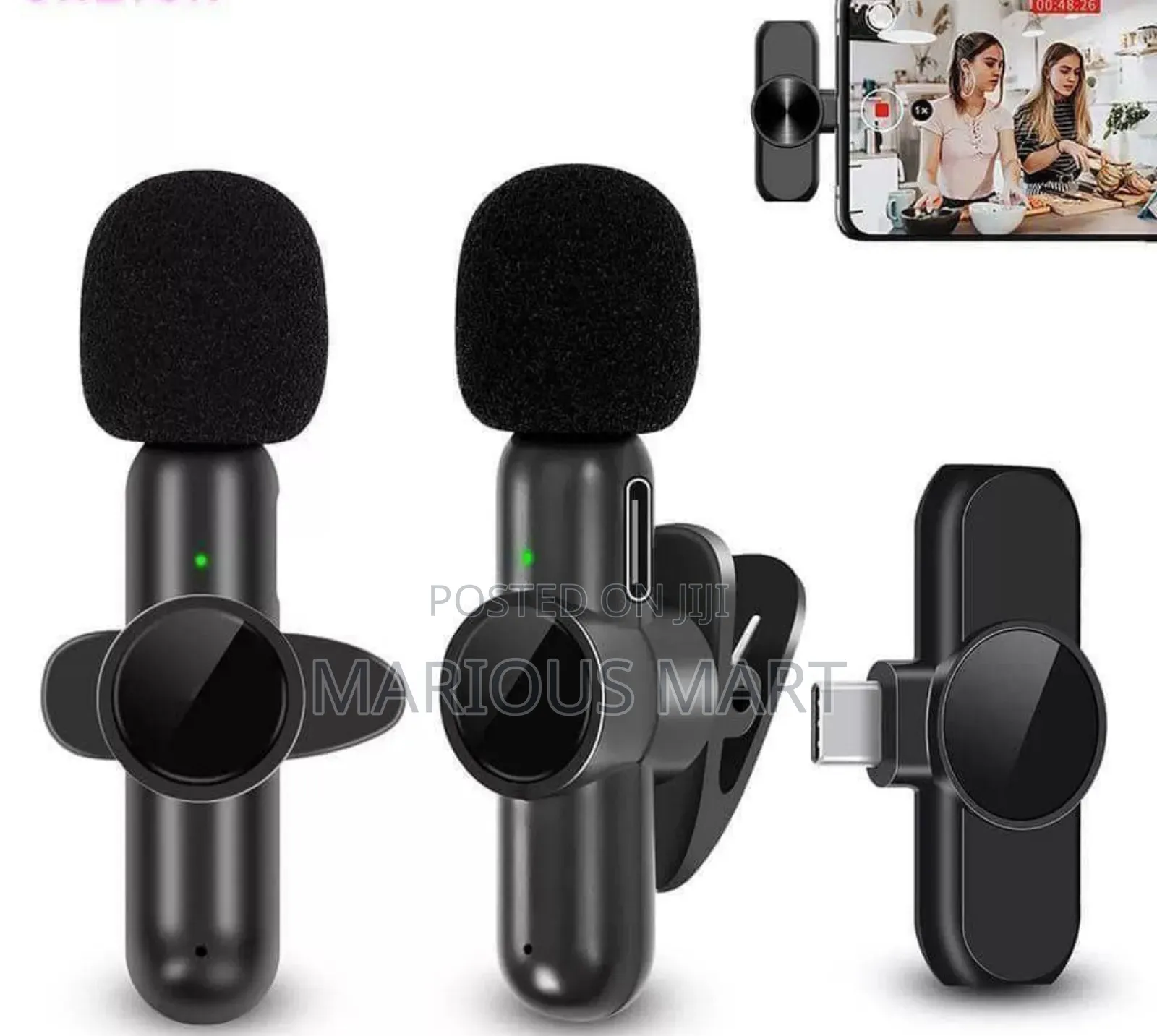 Wireless Microphone (Android, iPhone, Type C)