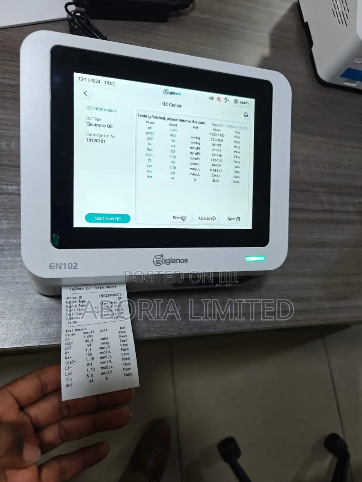 Blood Gas Analyser