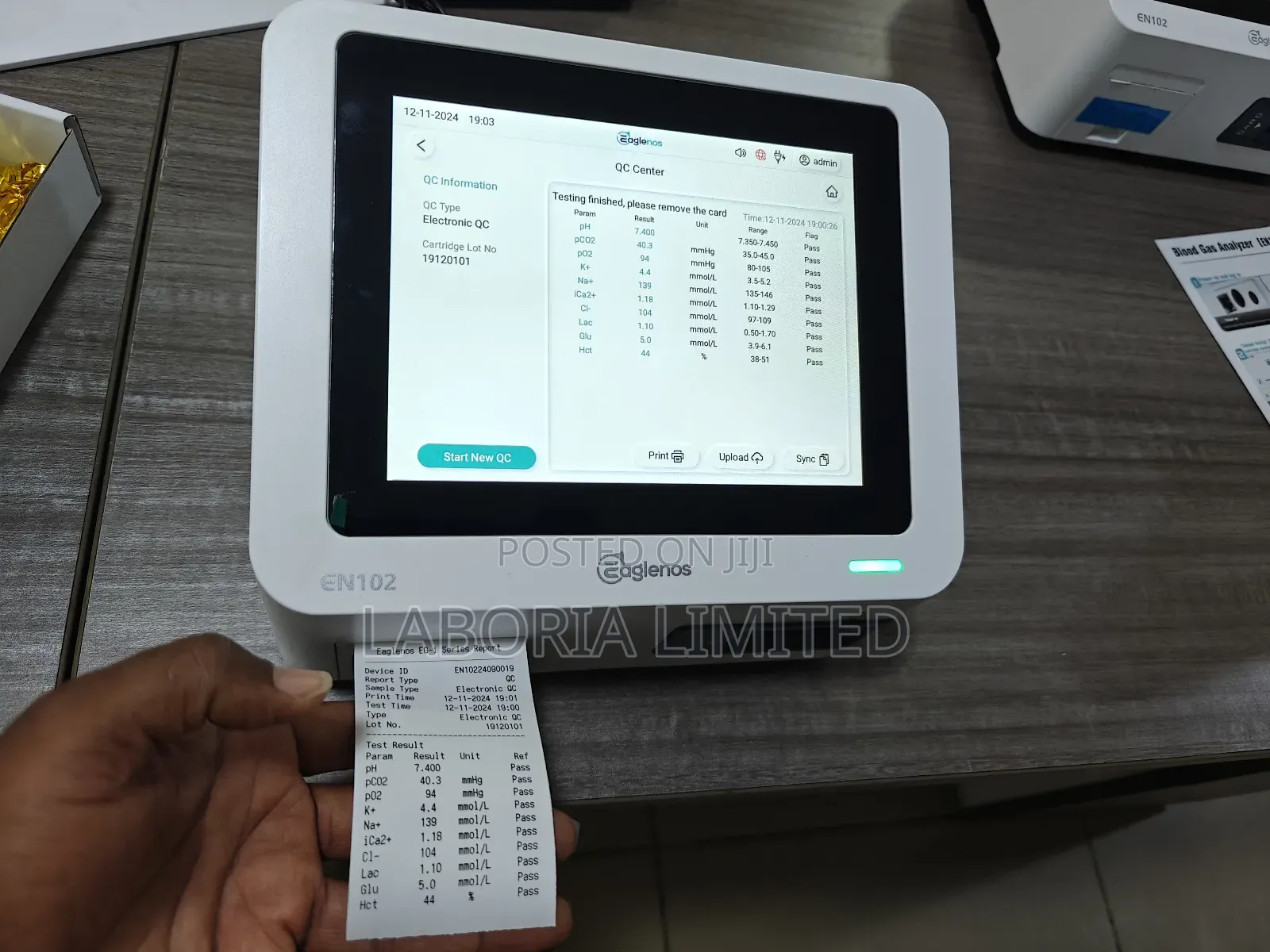 Blood Gas Analyser