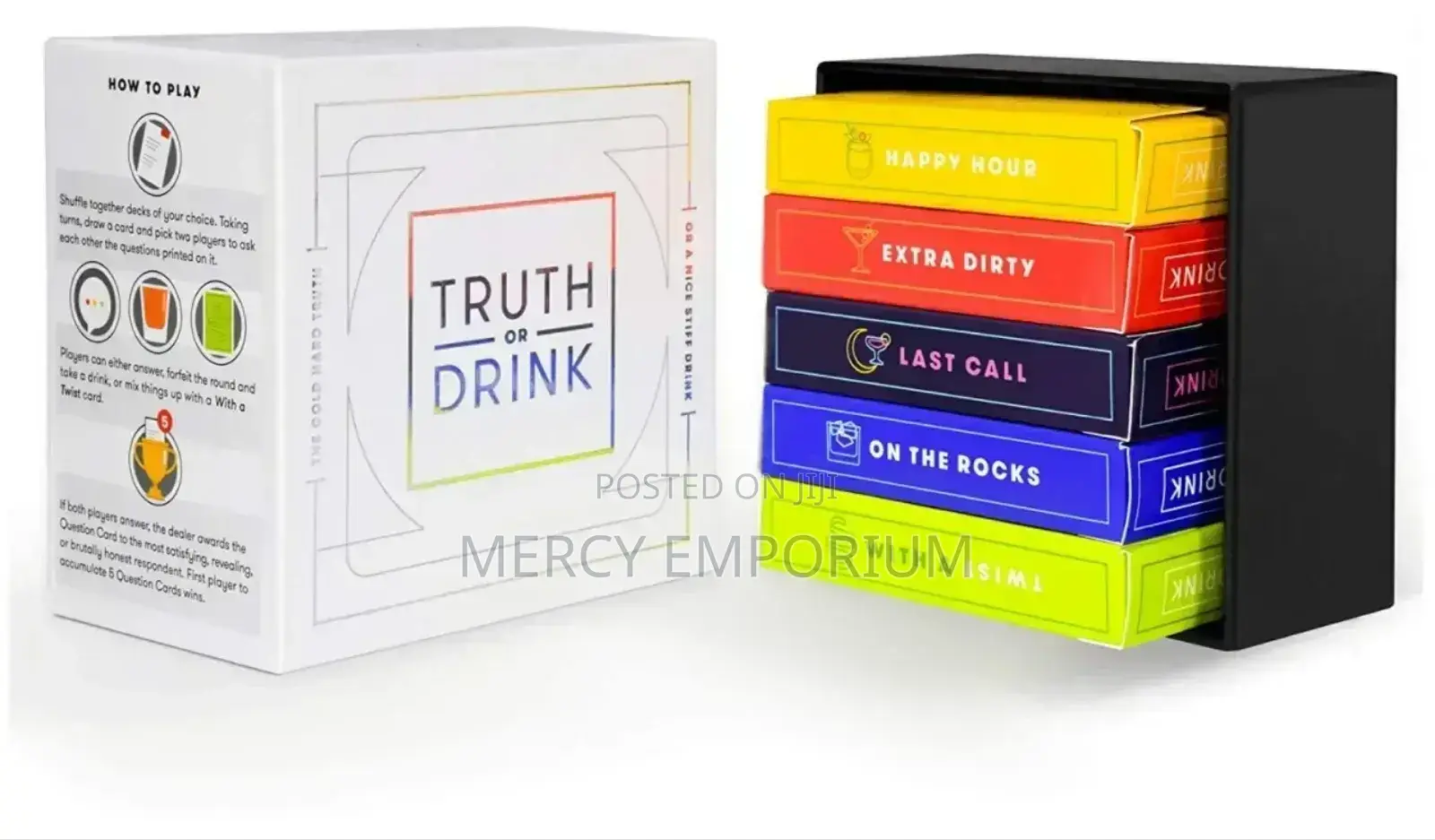 Truth or Drink. Drinking Card Games for Party and Game Night
