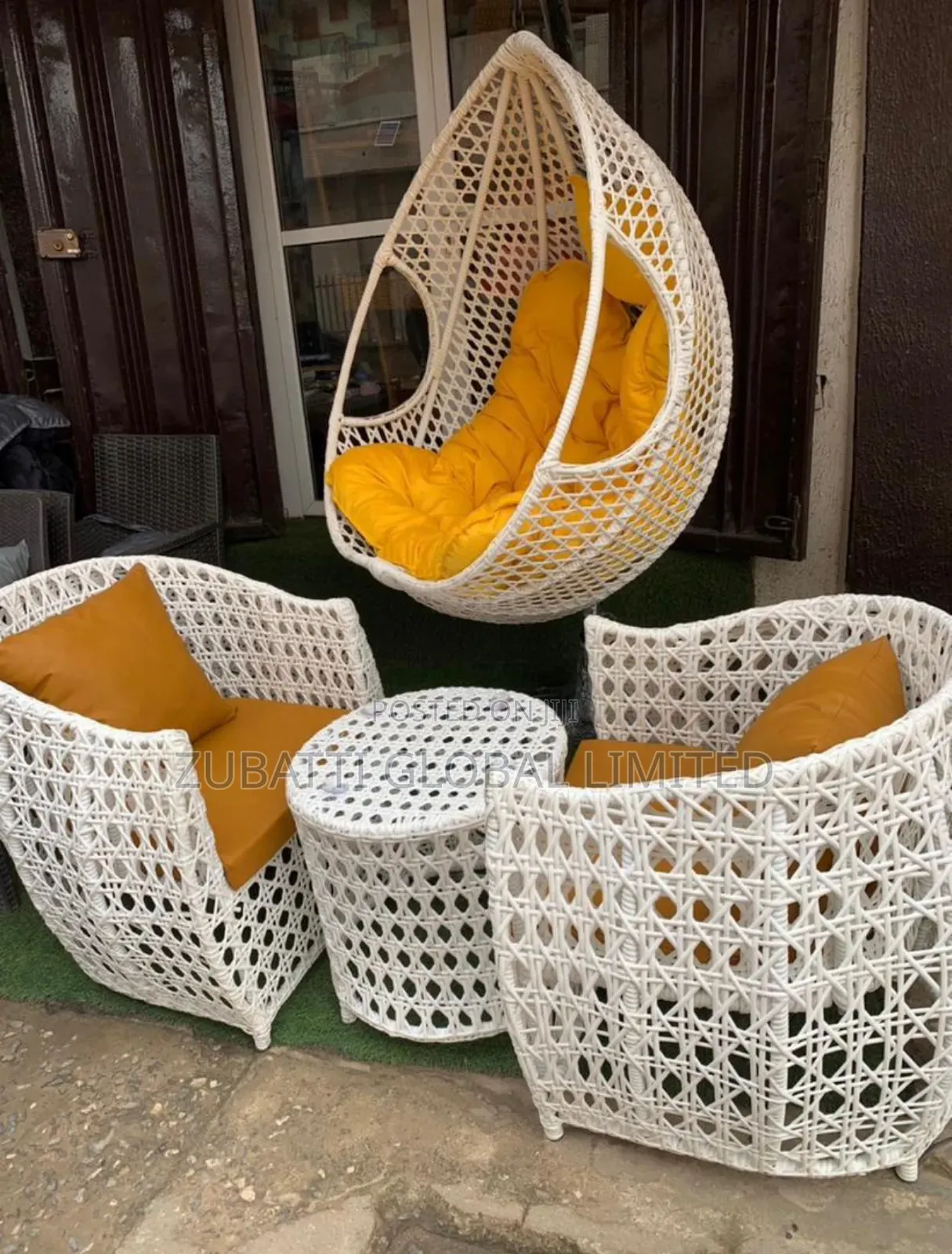 Two Seater Outdoor Garden Rattan Chairs