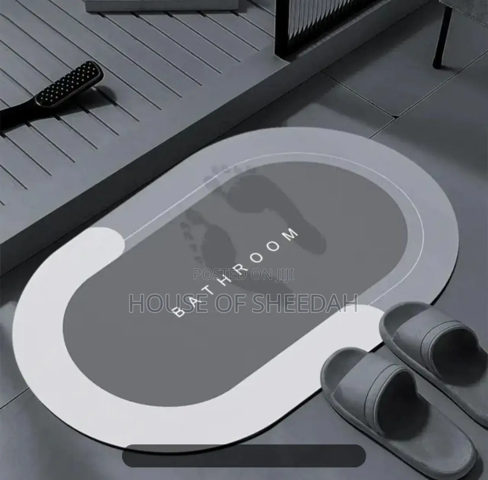 Water Absorbent Non Slip Bathroom/Toilet Mat,Big Size