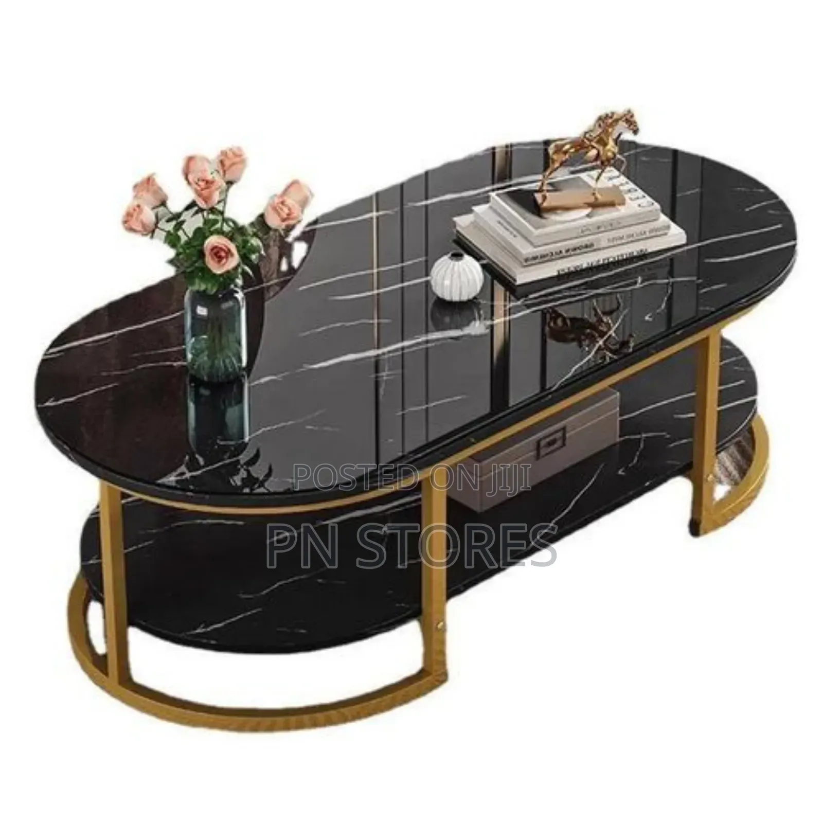 120cm High Quality Exotic Faux Marble (MDF Wood)Centre Table