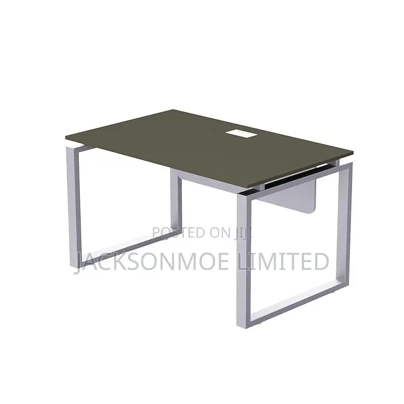 Modern Office Table With Metal Legs