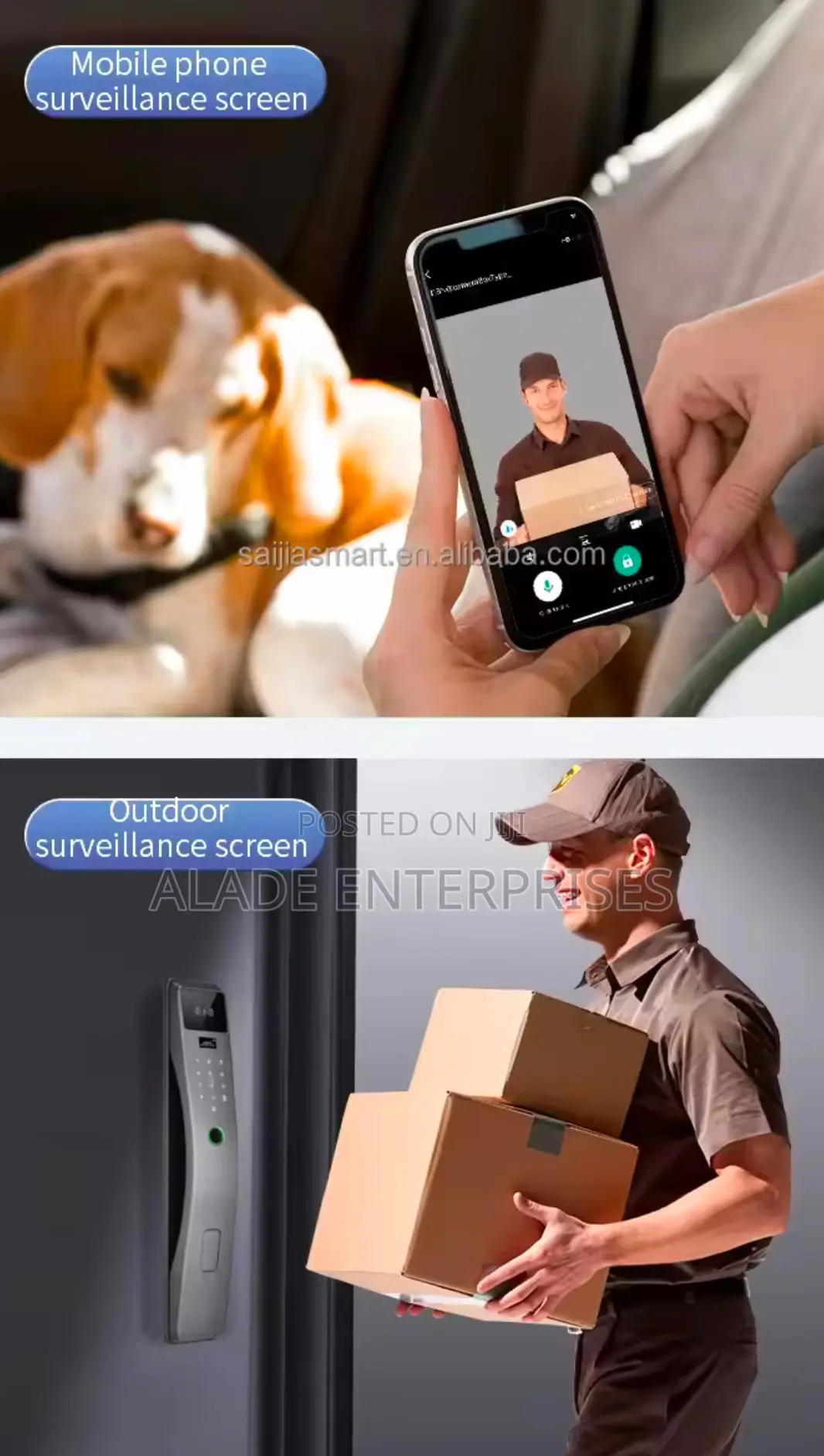 Card Lock Fingerprint Keyless Smart Door Lock