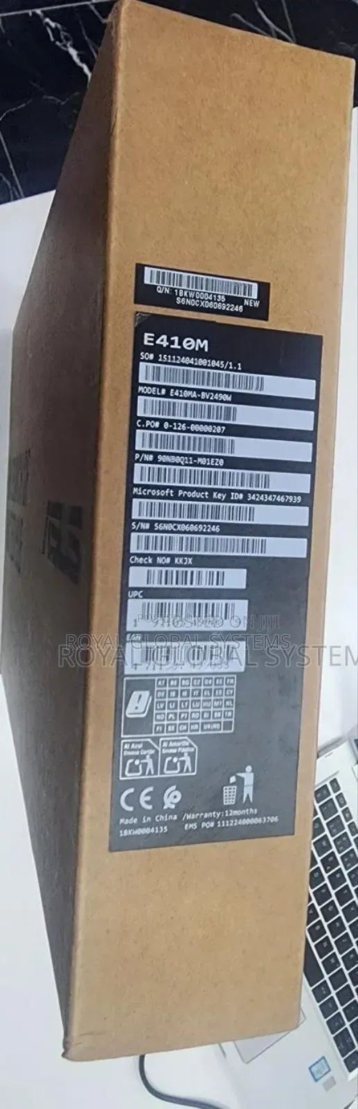 New Laptop Asus 1015E 4GB Intel Celeron SSD 512GB