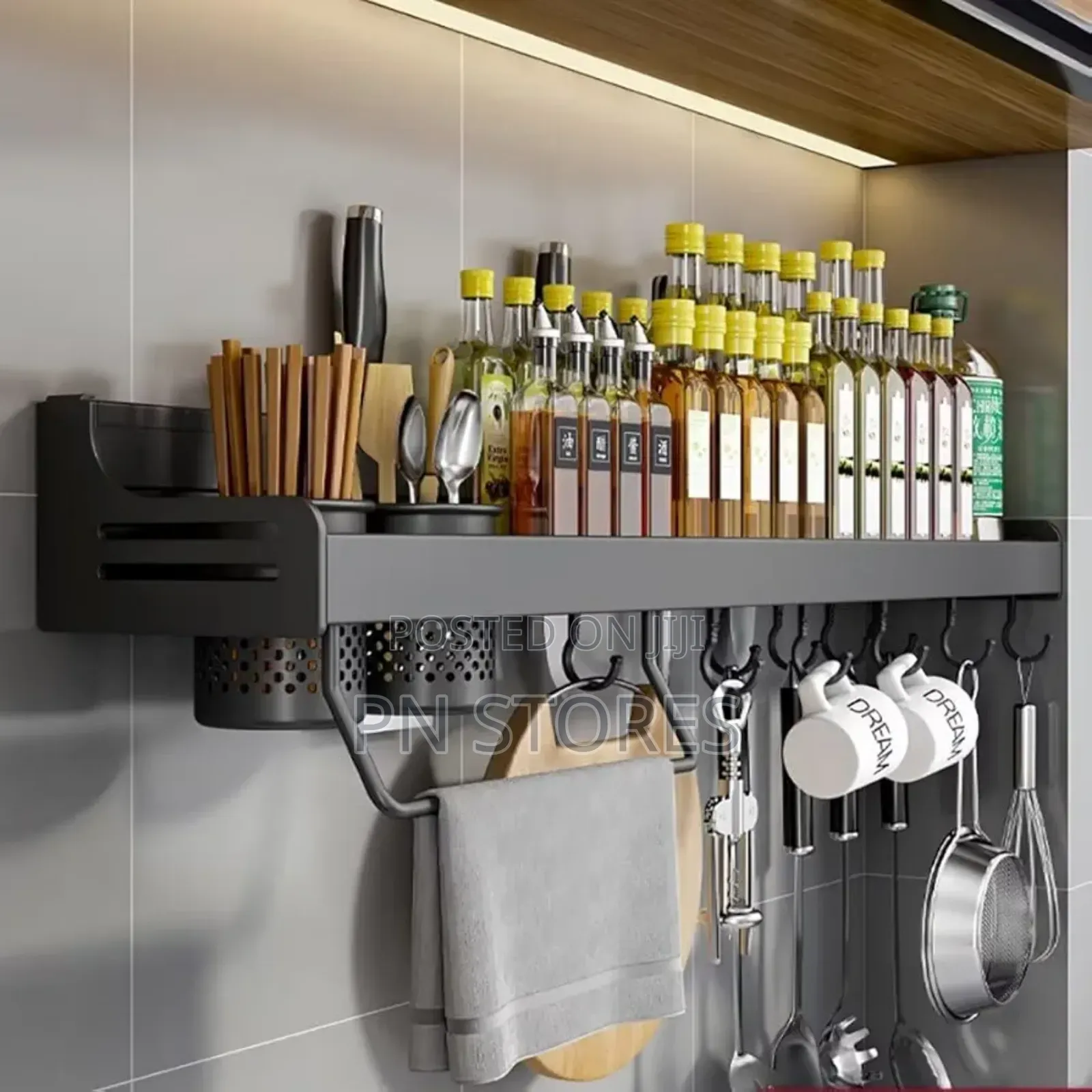 80cm Wall Mounted Kitchen Rack