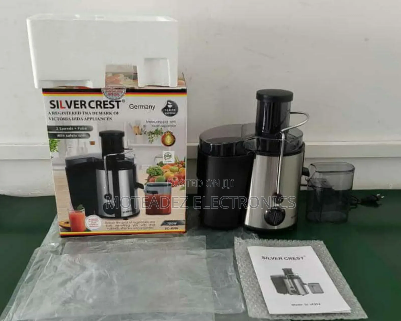 Silver Crest 1500w Multifunctional Electric Juice Extractor