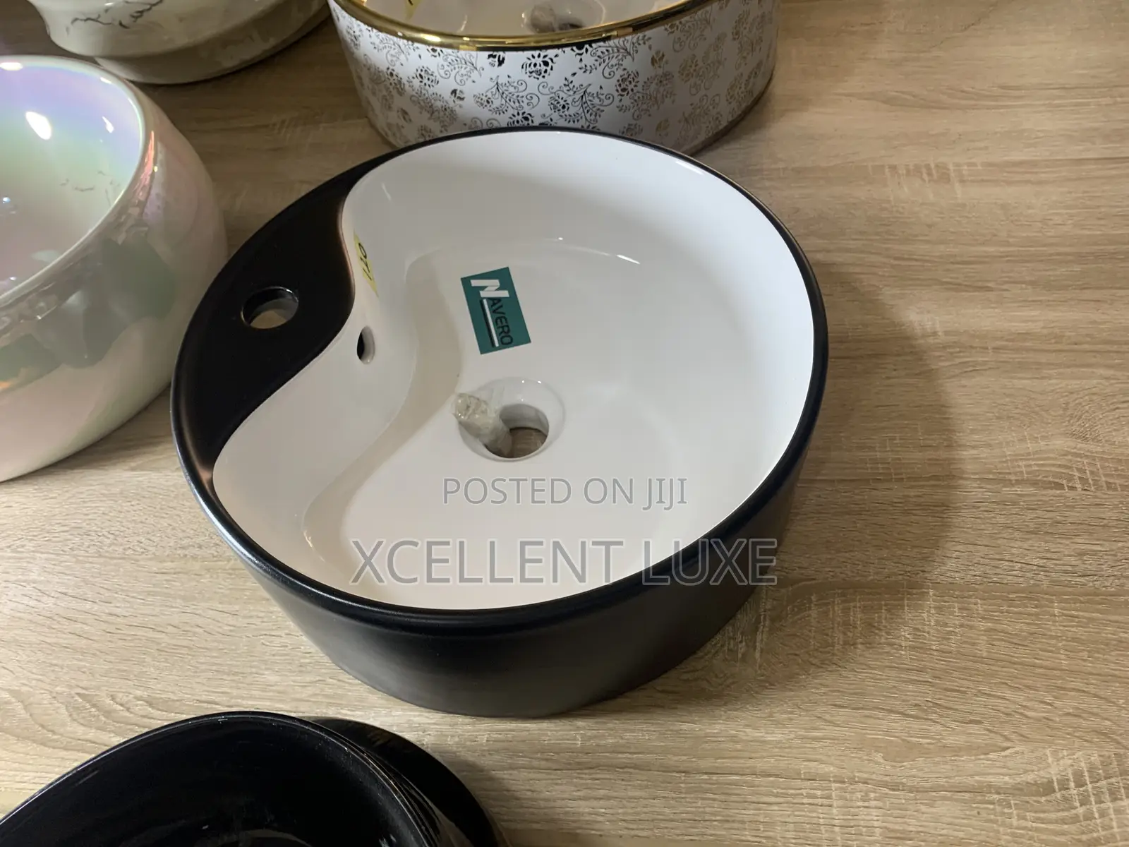 Black and White Counter Top Basin