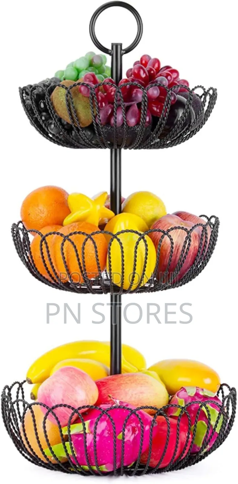 Petal Shaped 3-Tier Fruits and Vegetables Basket
