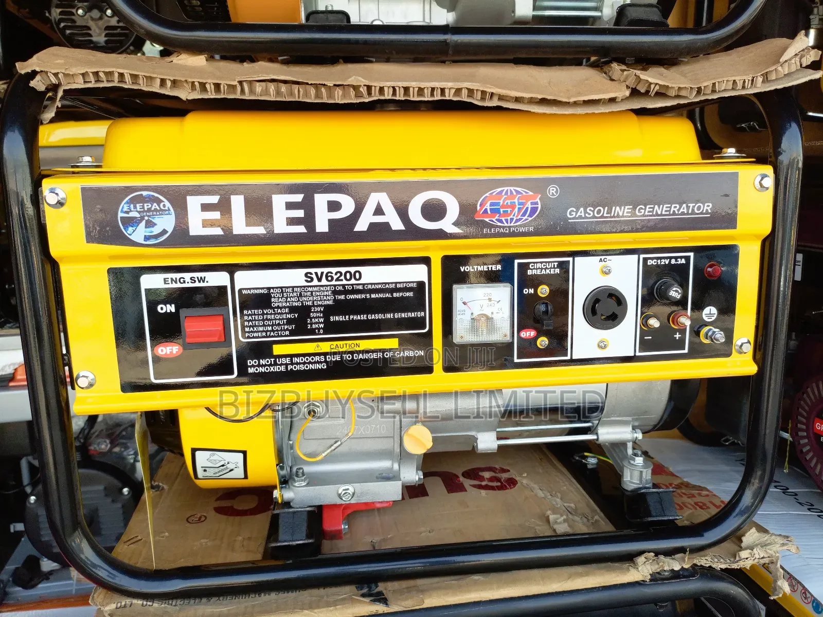 2.5kva Elepaq Petrol And Gas Generator Set.