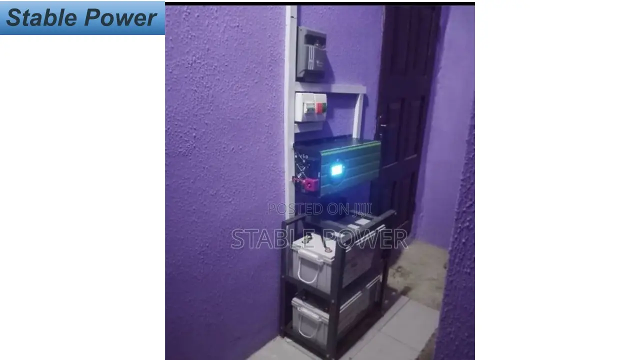 2kva 24V 2 Batteries and 4 Solar Panels